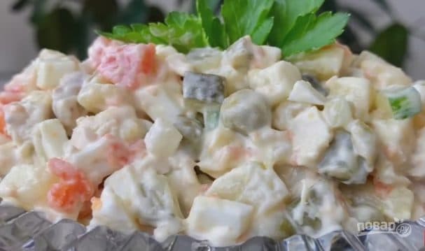 Традыцыйны салат (сапраўды смачны)