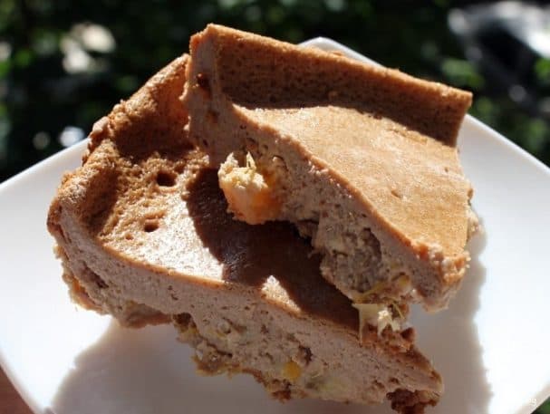 Cottage cheese casserole with cocoa