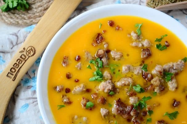 Pumpkin-carrot soup