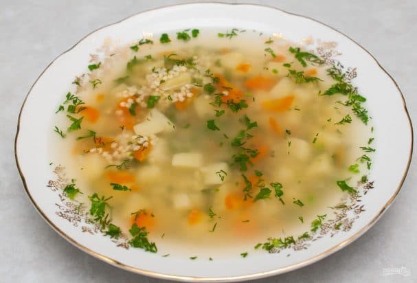 Класічная вушка з пшаной крупай