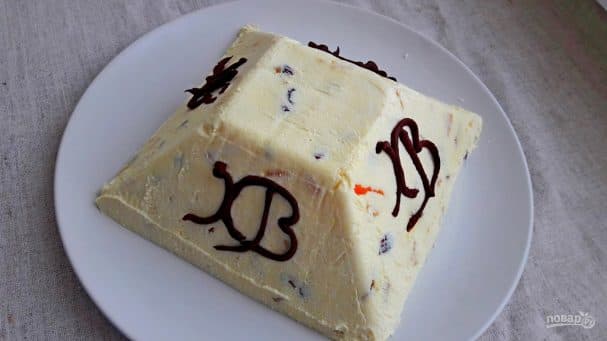 Ванільная тварожная пасха