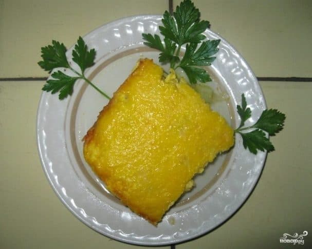 Запеканка из кабачков с сыром