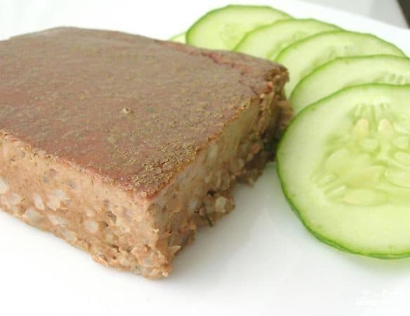 Запіканка з печінки з рисом