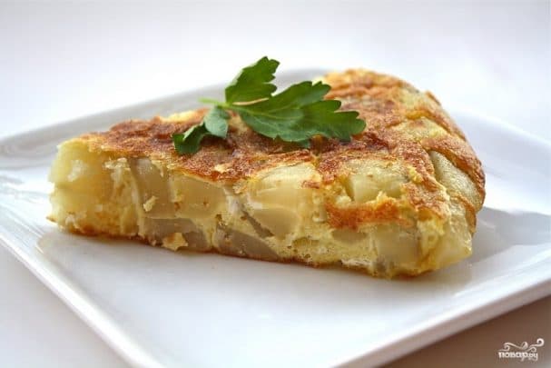 Potato casserole in the microwave