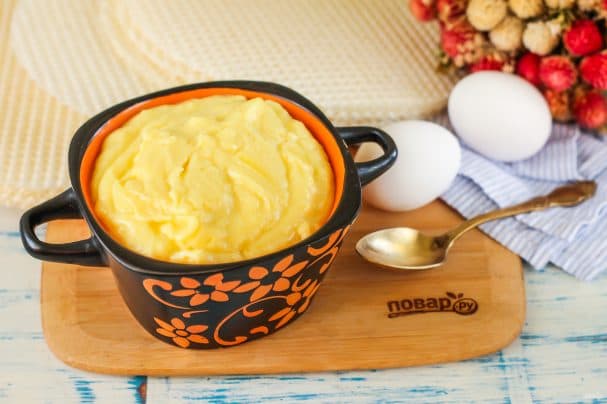 Заварны крэм на маргарыне