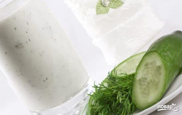 Айран из кефира и минералки