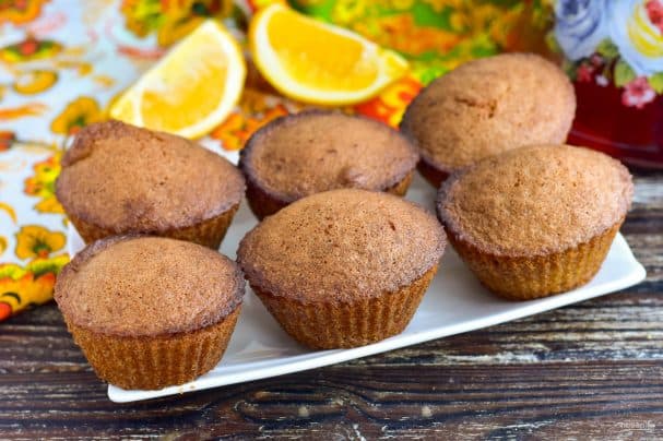 Апельсиновые капкейки