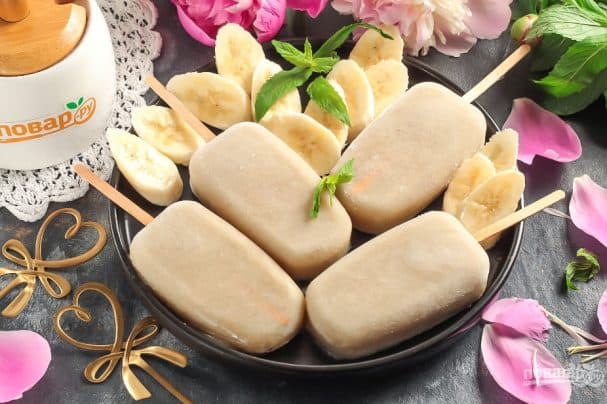 Banana-Cucumber Ice Cream