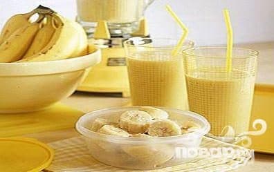 Бананавы коктэйль з мокка