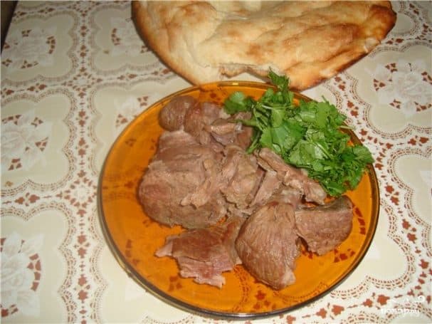 Boiled Armenian-style lamb