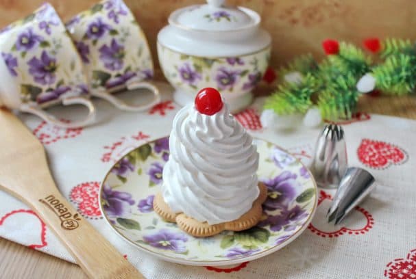 Белковый крем с агар-агаром