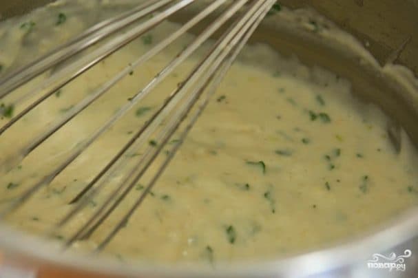 Белы часночны соус