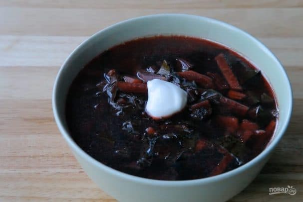 Ботвіня (боршч з батвой)