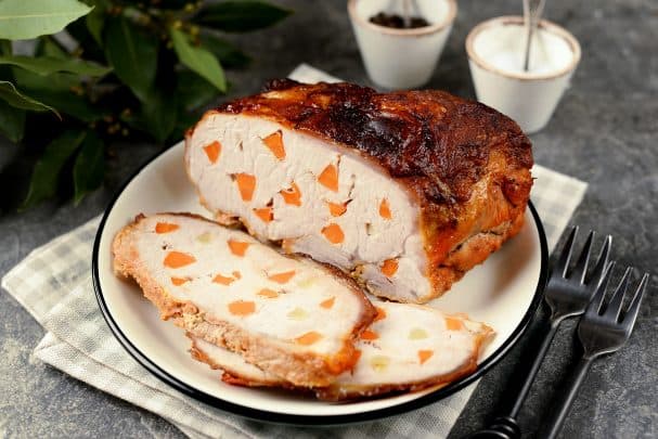 Бужаніна з морквой і часныкам