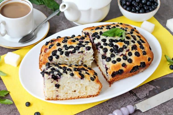 Черничный пирог