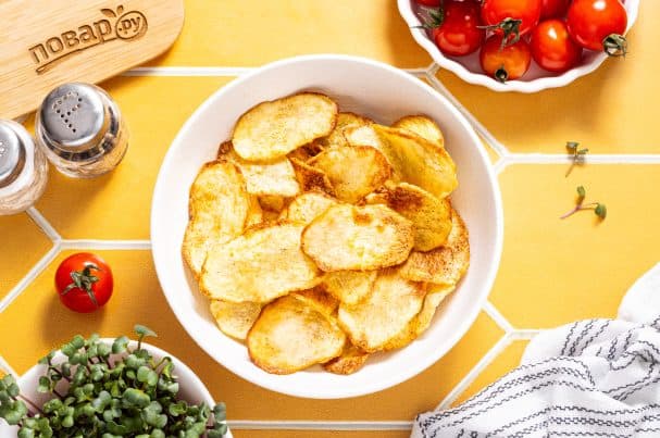 Чипсы из картошки в аэрогриле