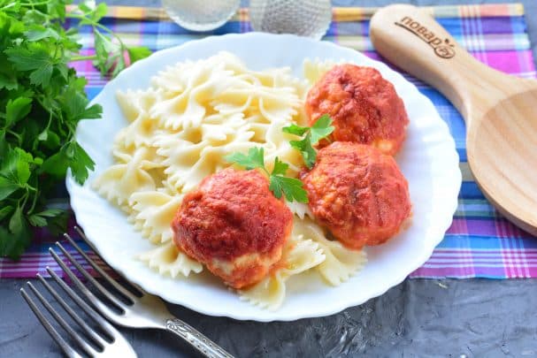 Детские фрикадельки из курицы