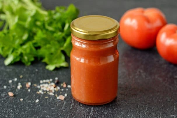 Дамашні кетчуп з памідораў на зіму