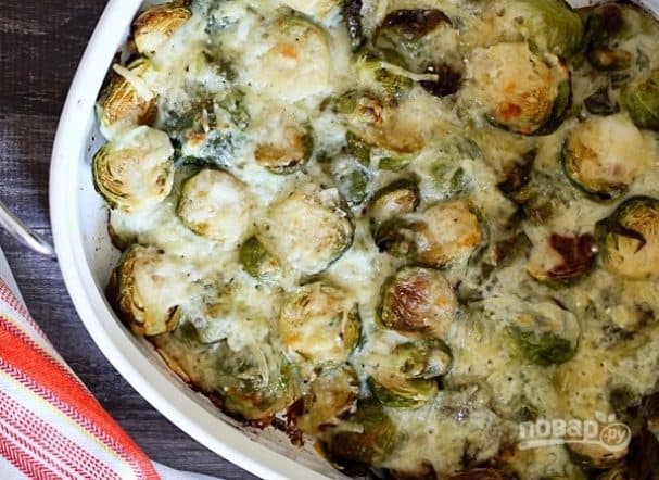 Гратен з брюссельської капусти