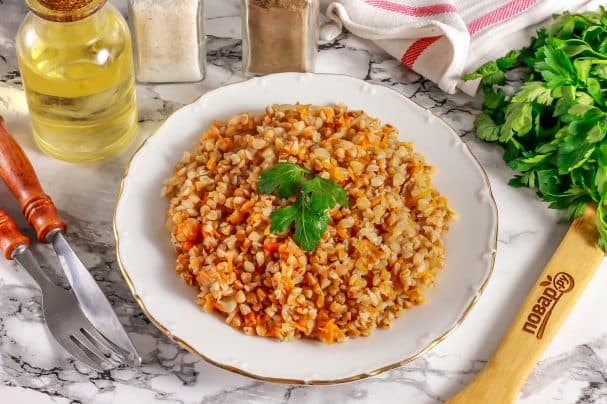 Гречка по-купечески без мяса