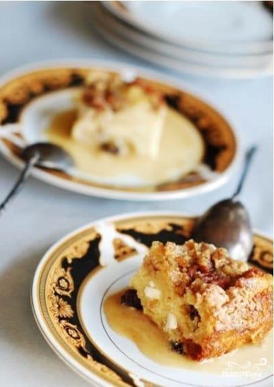 White Chocolate Bread Pudding