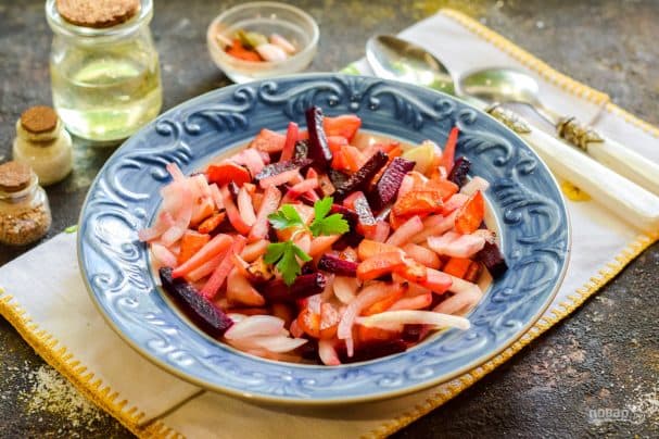 Жареный винегрет