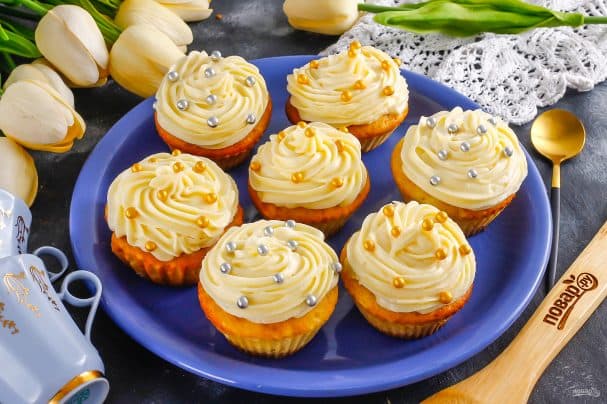 Капкейки с кремом