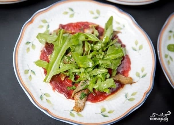 Карпаччо из оленины