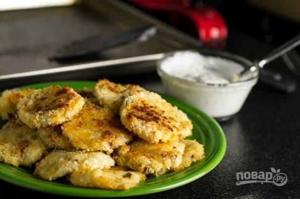 Potato pancakes with cheese and bacon