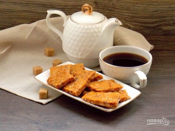 Козинаки з арахісу в карамелі