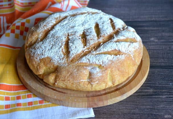 Кукурузный хлеб на дрожжах