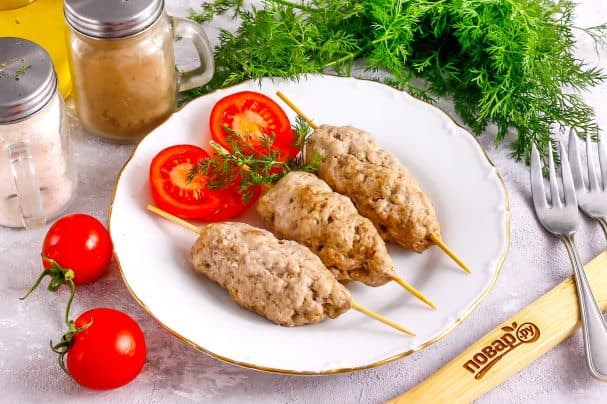 Люля-кебаб у мікрохвильовці