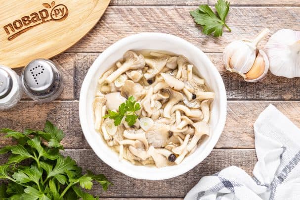 Маринованные вешенки быстрого приготовления