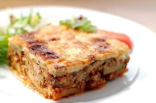Eggplant and Potato Moussaka