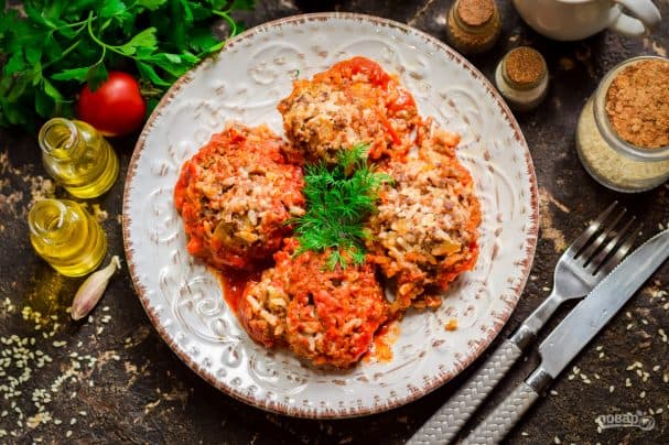Meat hedgehogs in the microwave