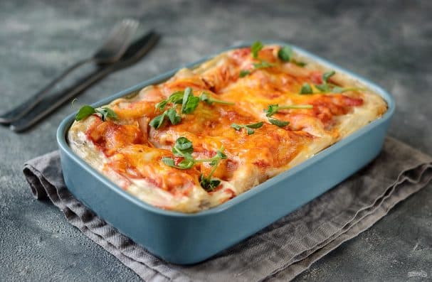 Vegetable lasagna by Jamie Oliver