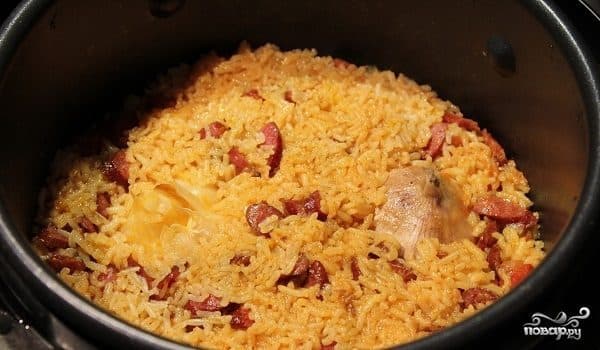 Паэлья в мультиварке
