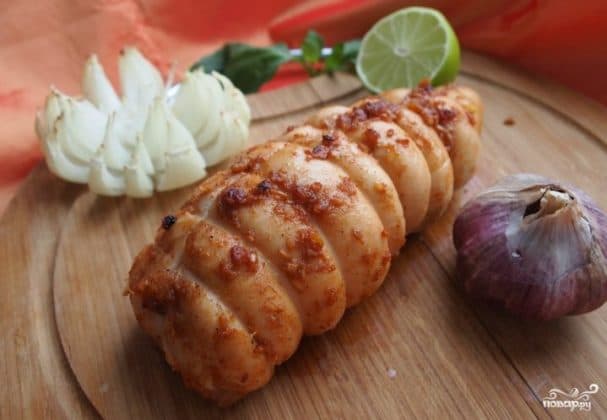 Пастрома из куриной грудки в духовке