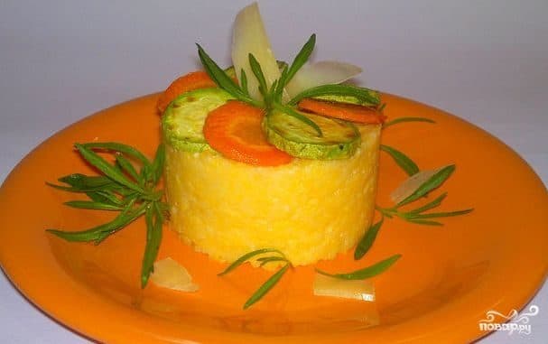 Полента з кукурудзяної крупи