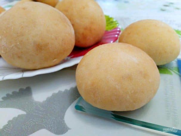 Постные пышки в духовке