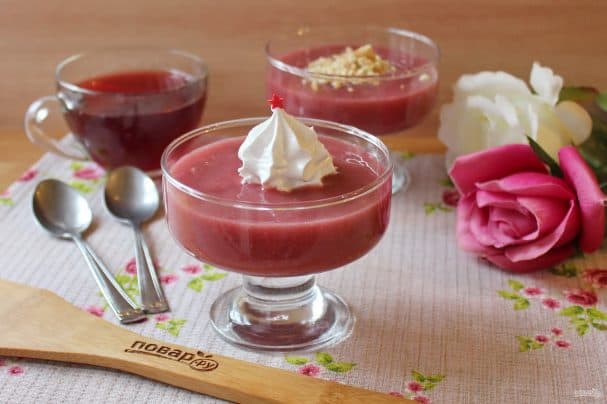 Pomegranate Juice Pudding