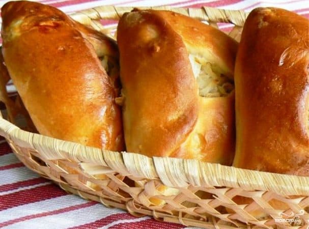 Расстегай с капустой и рыбой