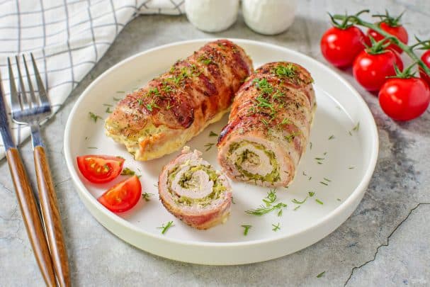 Рулетики из индейки в духовке с начинкой