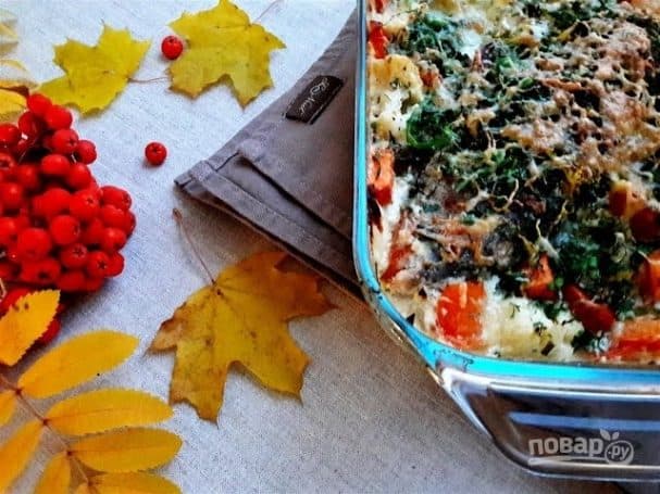 Рыба, заланая з гароднінай (гратэн)