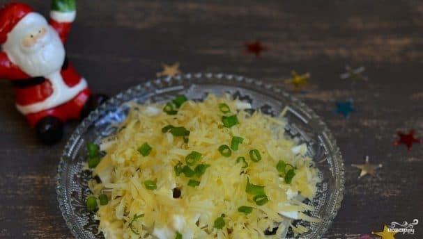 Салат Мужской каприз с говядиной и сыром