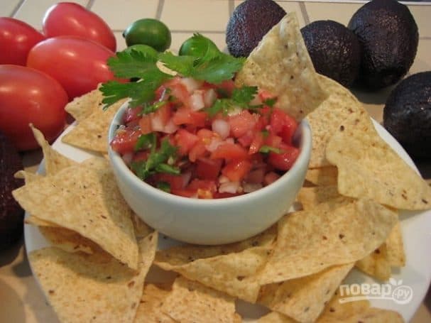 Homemade salsa