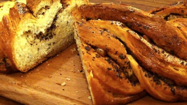 Сдобная праздничная с цукатами