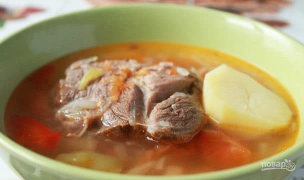 Шурпа из баранины Сталика Ханкишиева
