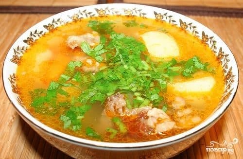 Шурпа из курицы в мультиварке