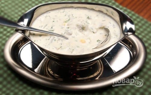 Сметанак з грыбамі